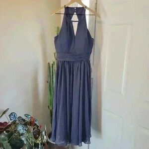 NWT JJ'S House‎ Bridesmaid Homecoming Sleeveless Dress, Size 12 In Color Stormy